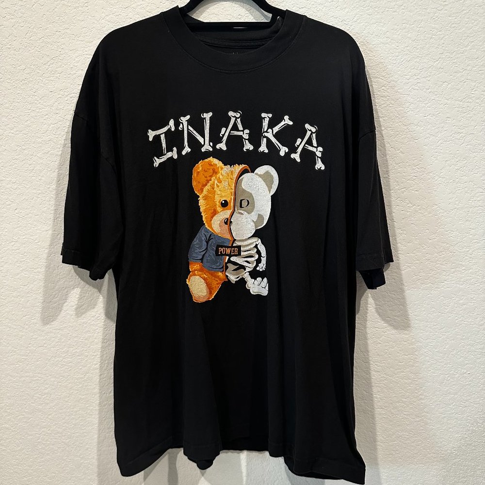 Vintage Men's Black Color Pullover Short Sleeve Crew Neck T-Shirt Size 2XL